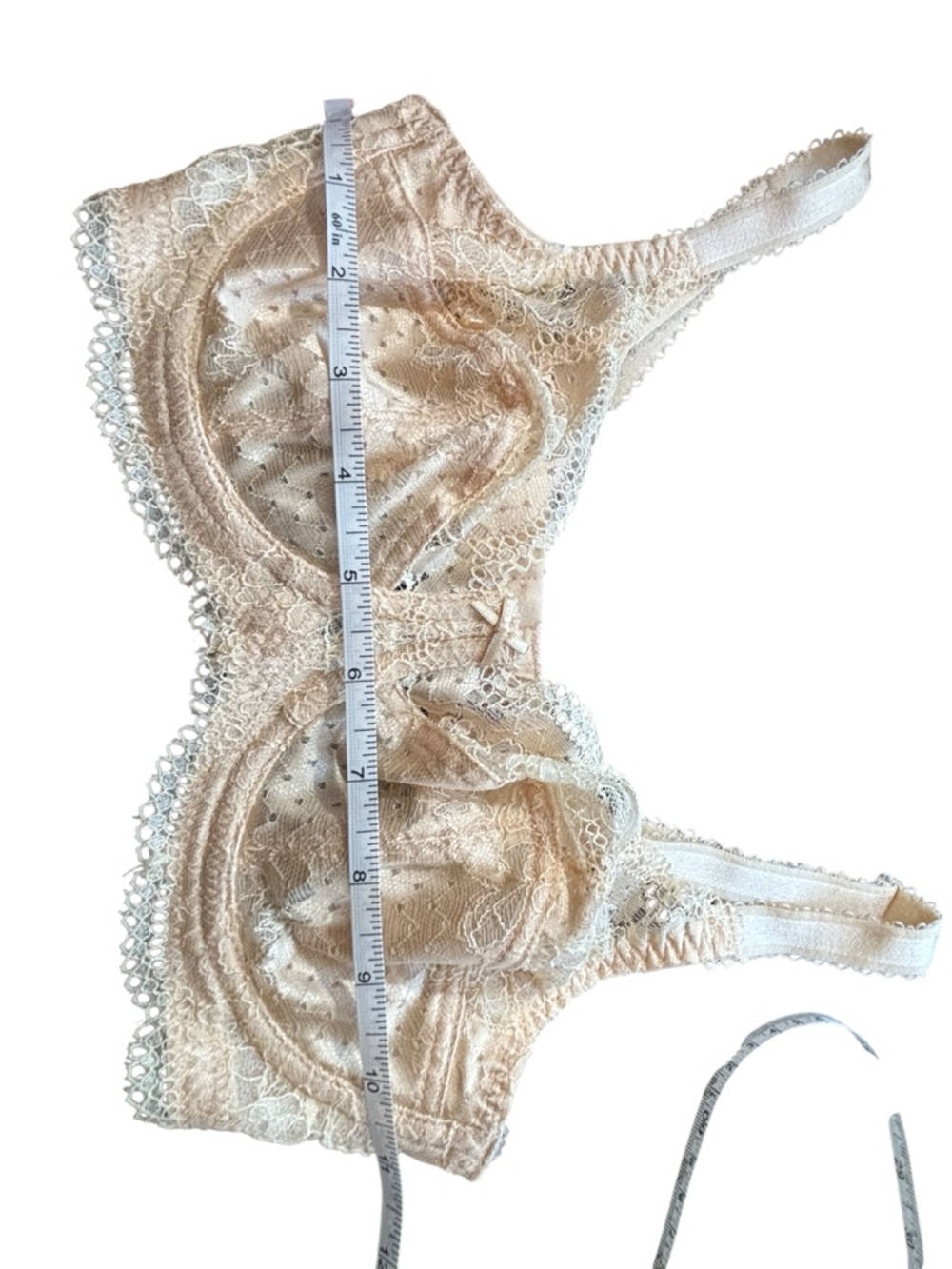 Panache Lace Underwire Bra in Beige - Picture 4 of 10